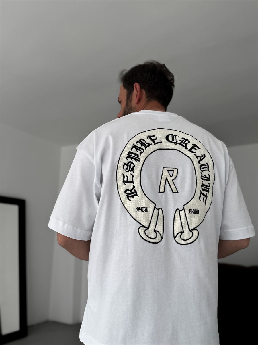 Creative Embroidered Oversize T-Shirt