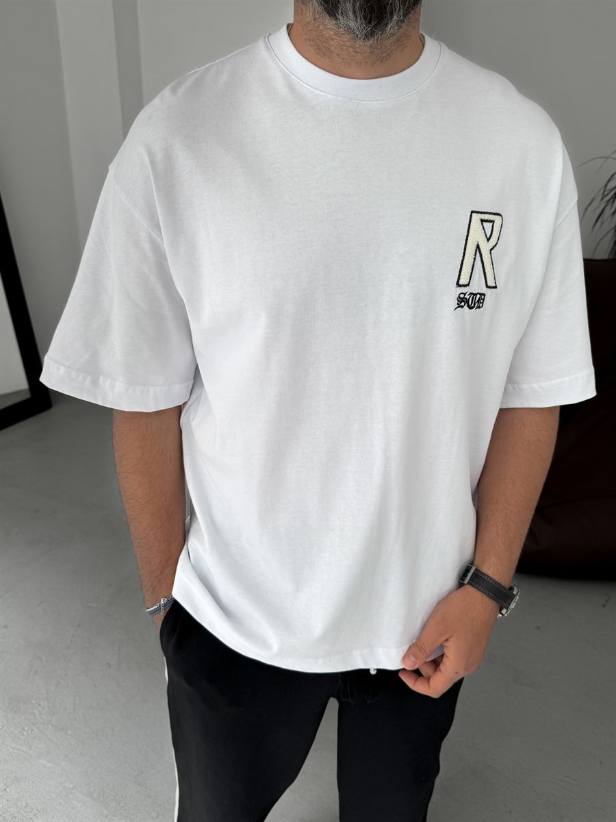 Creative Embroidered Oversize T-Shirt