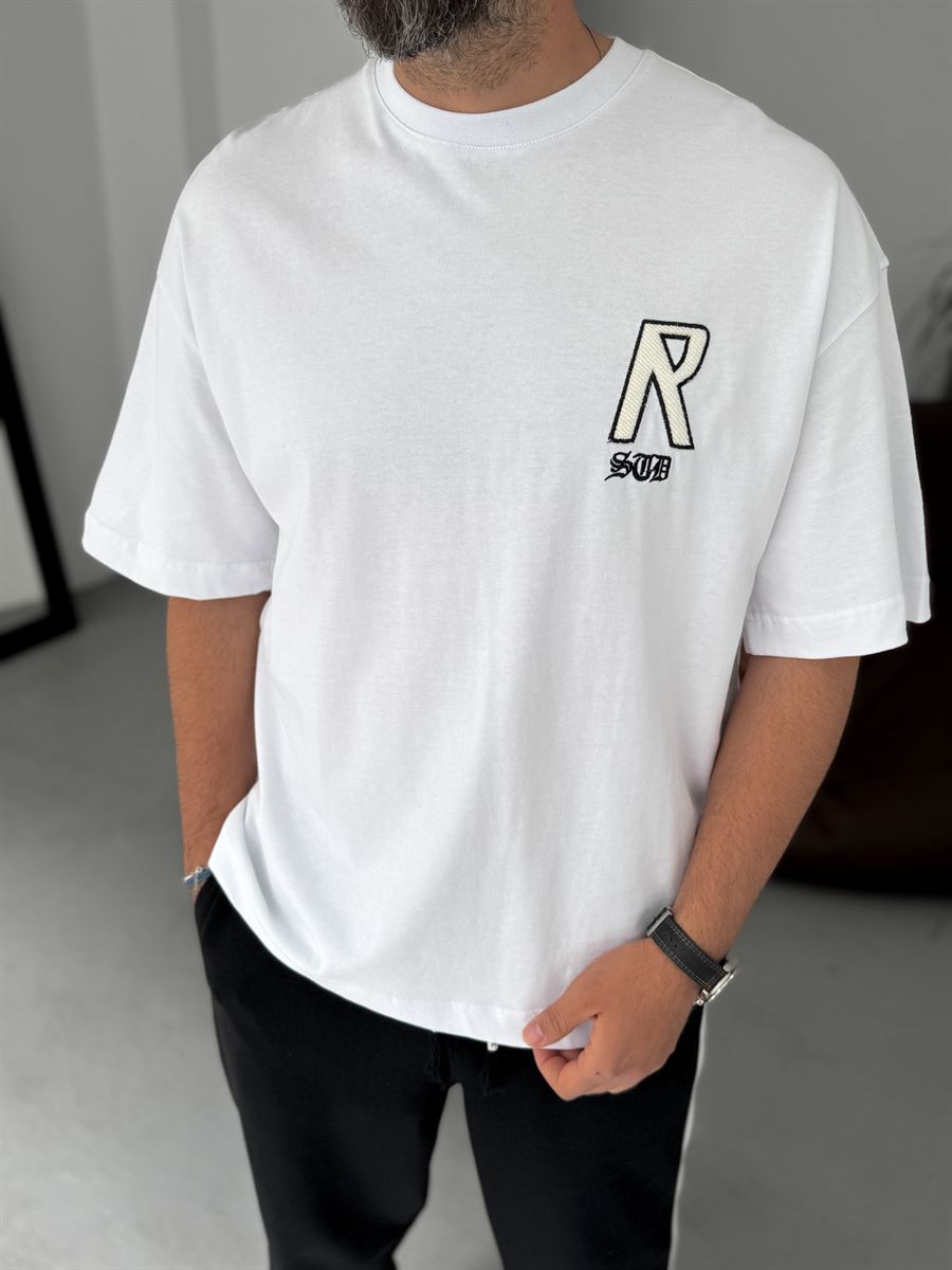 Creative Embroidered Oversize T-Shirt
