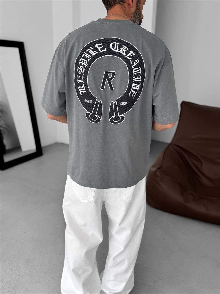 Creative Embroidered Oversize T-Shirt