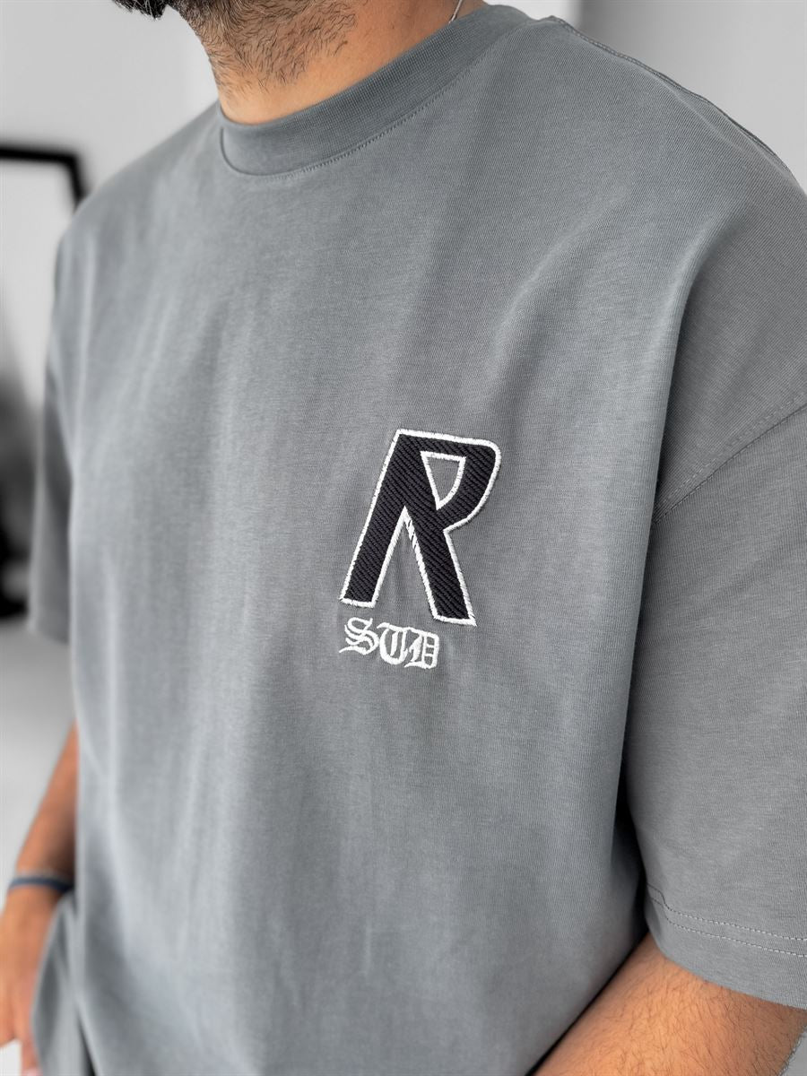 Creative Embroidered Oversize T-Shirt