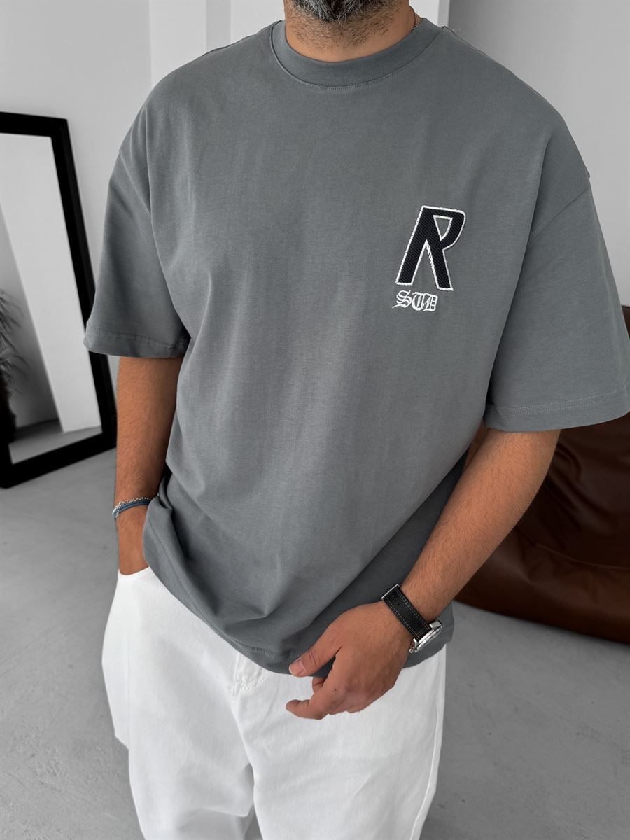 Creative Embroidered Oversize T-Shirt