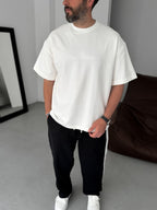 Embroidered Patterned Oversize T-Shirt