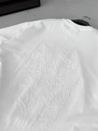 Embroidered Patterned Oversize T-Shirt