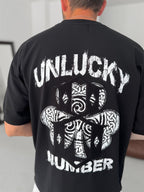 Unlucky Number Printed Oversize T-Shirt