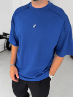 Shiny R-Printed Oversize T-Shirt