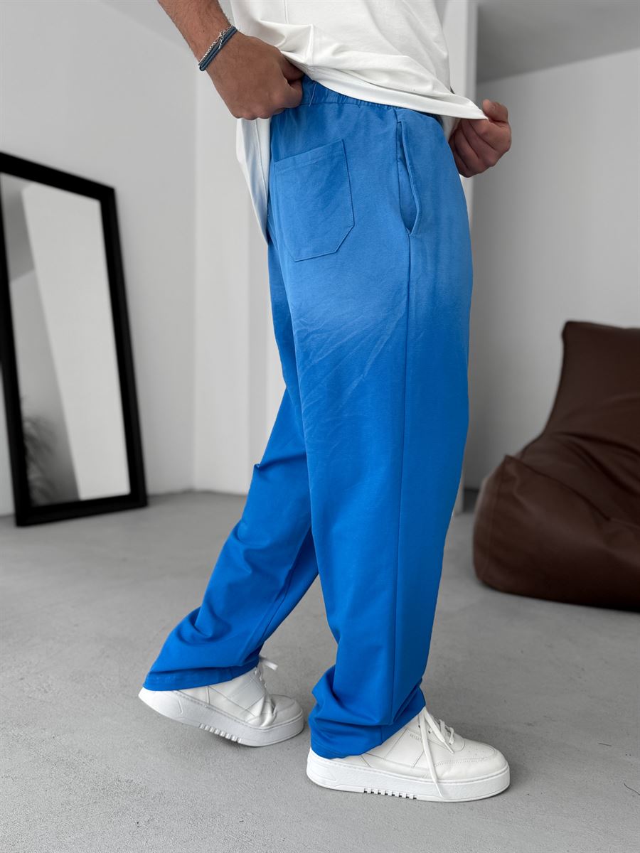 Washed Straight Leg Sweatpants