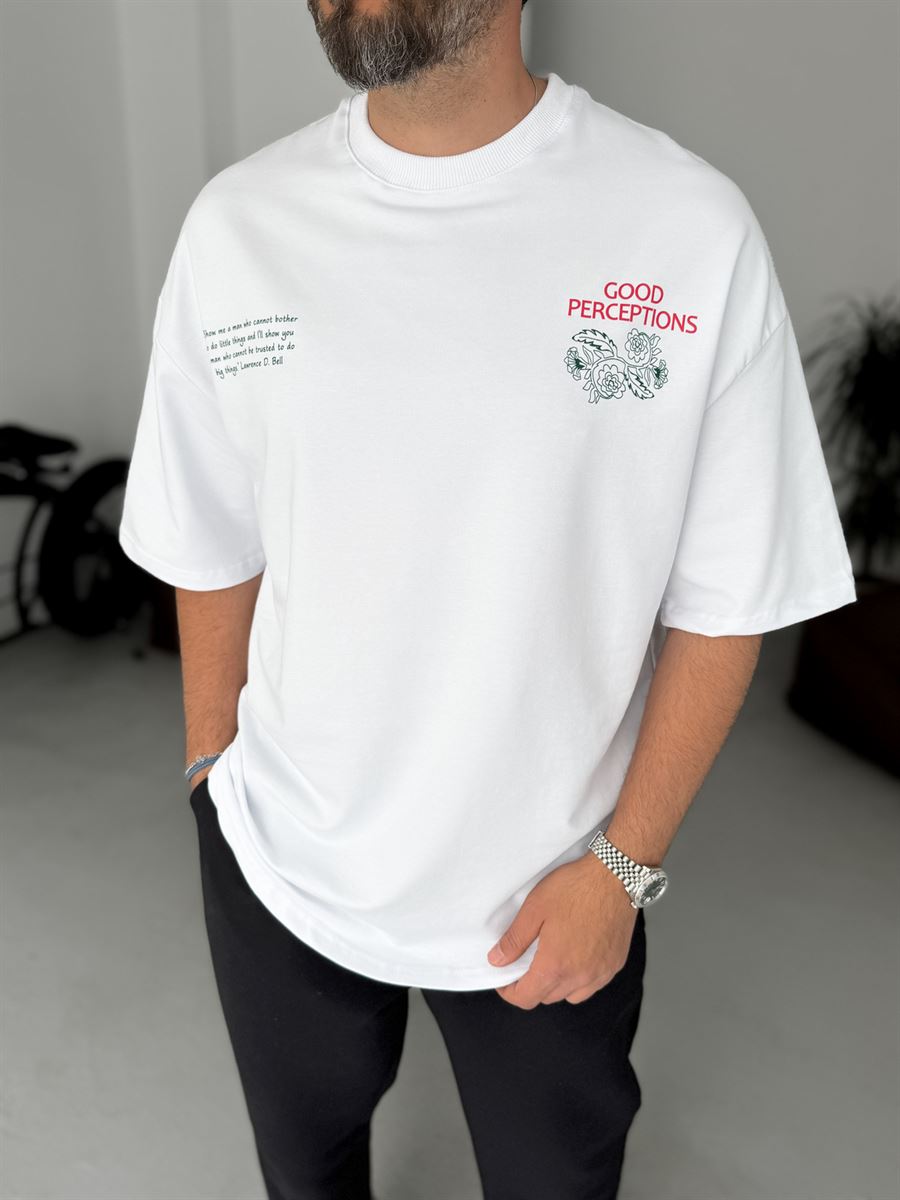 Good Perceptions Printed Double-Thread T-Shirt