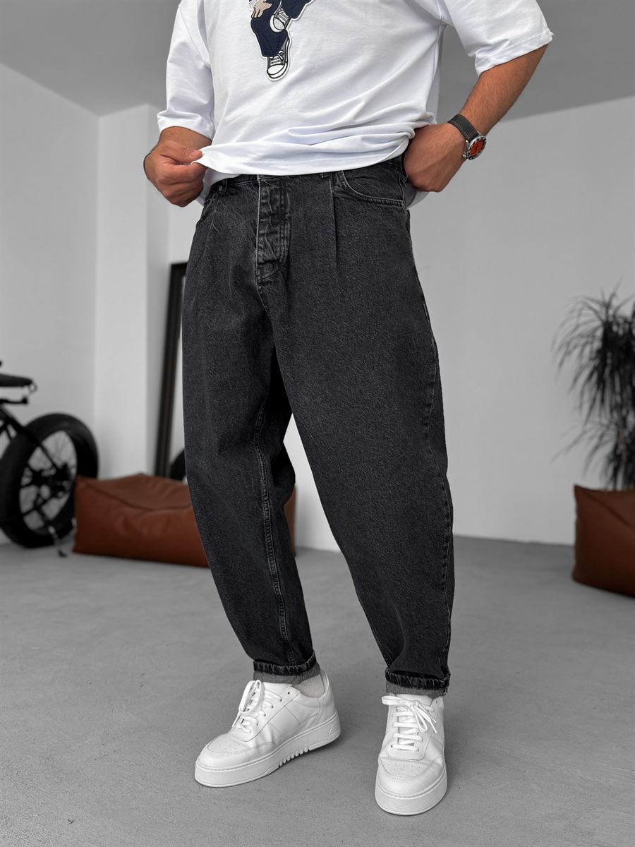 Balloon Fit Washed Jean