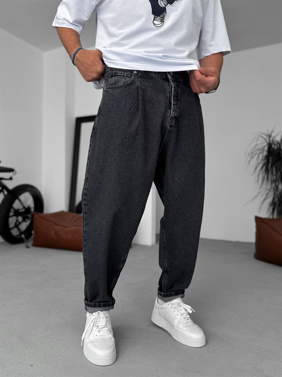 Balloon Fit Washed Jean