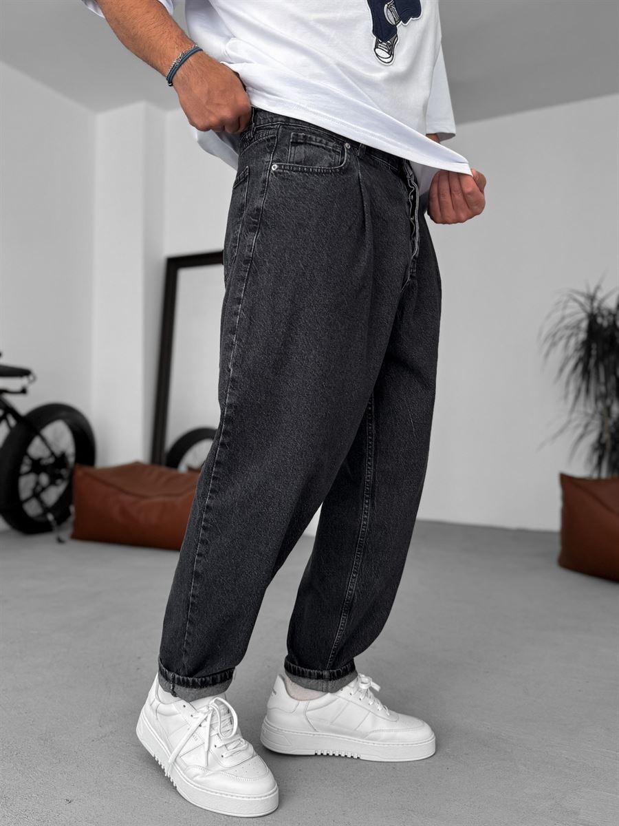 Balloon Fit Washed Jean