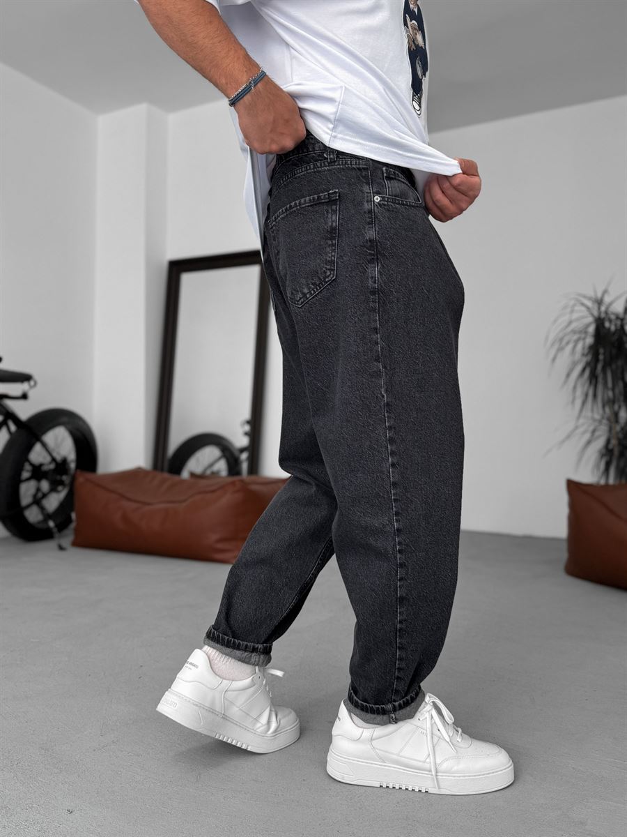 Balloon Fit Washed Jean