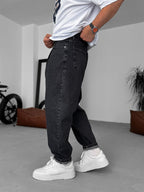 Balloon Fit Washed Jean