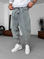 Balloon Fit Washed Jean