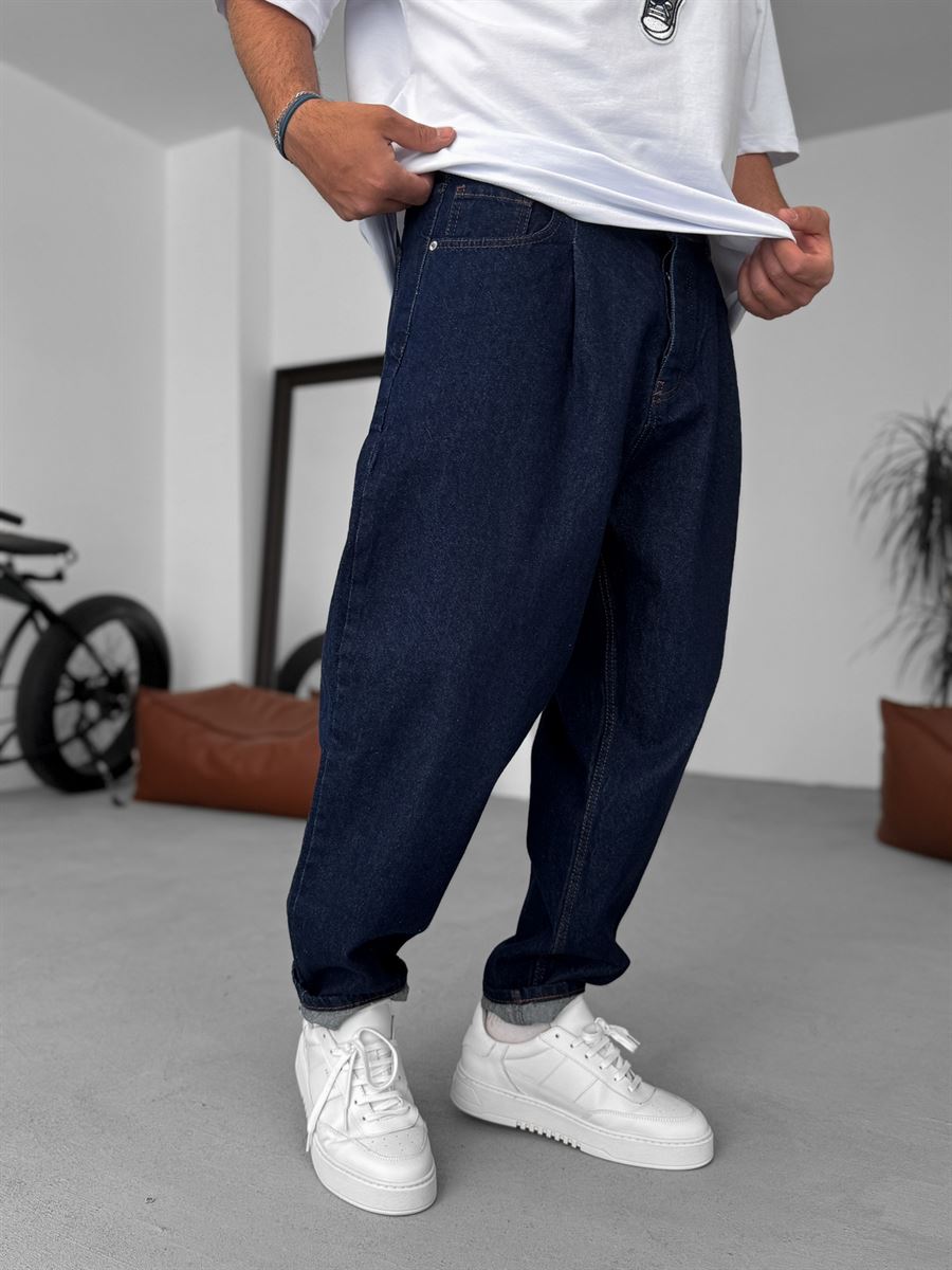 Balloon Fit Washed Jean