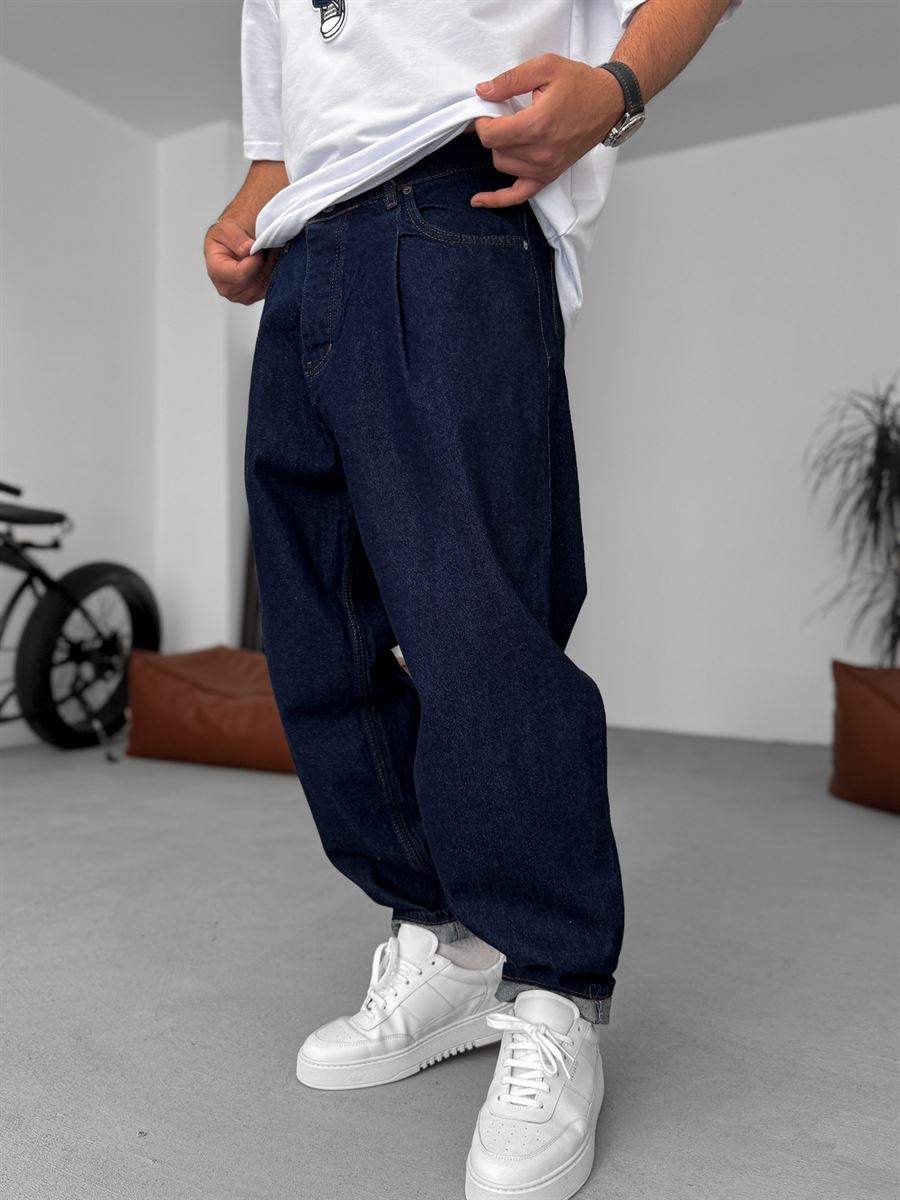 Balloon Fit Washed Jean