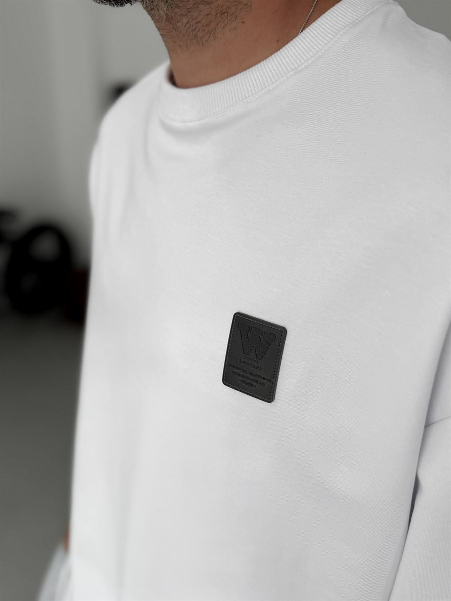 W-Detailed Oversize T-Shirt