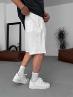 Basic Cotton Linen Shorts