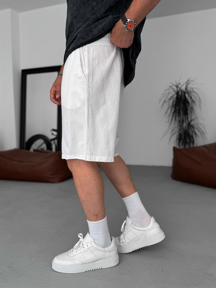 Basic Cotton Linen Shorts