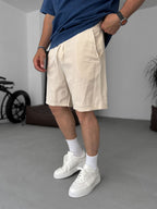 Basic Cotton Linen Shorts