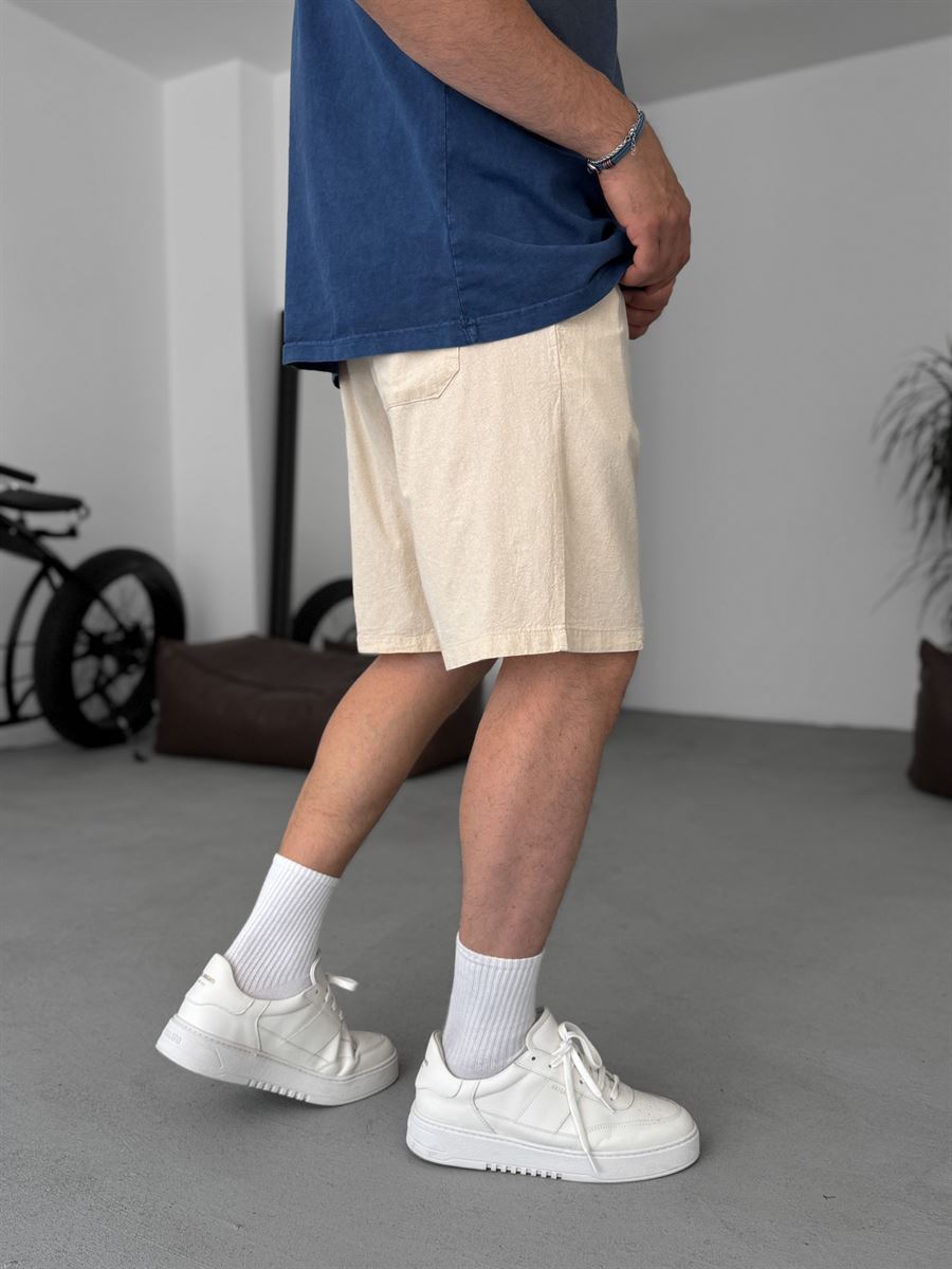 Basic Cotton Linen Shorts