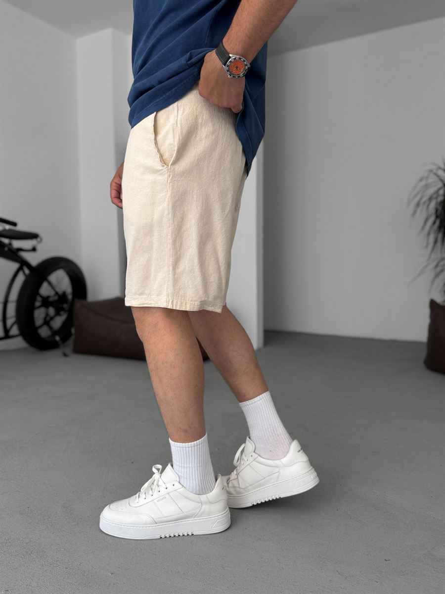 Basic Cotton Linen Shorts