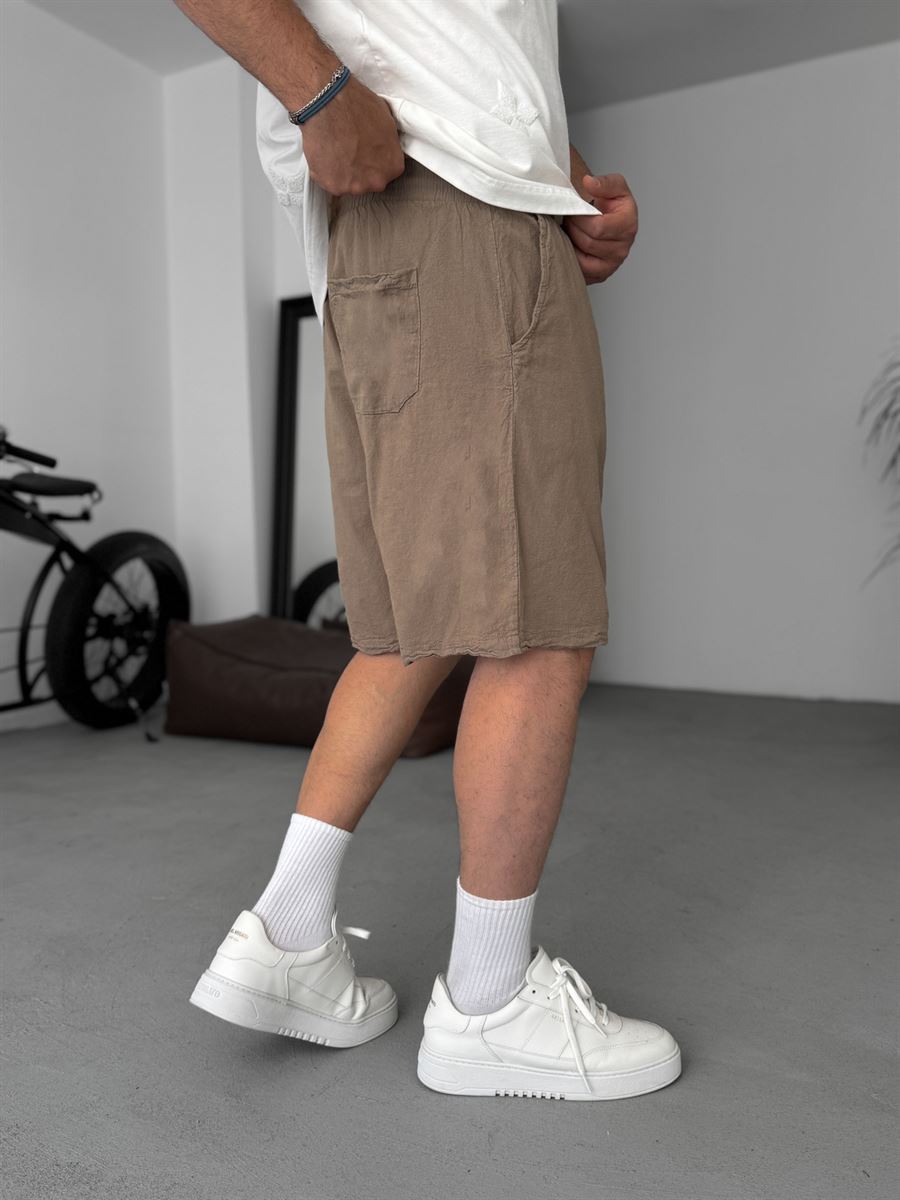 Basic Cotton Linen Shorts