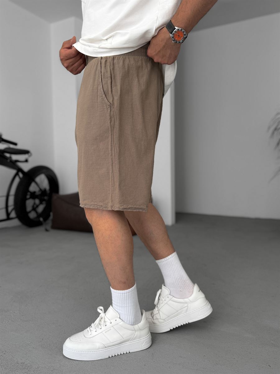 Basic Cotton Linen Shorts