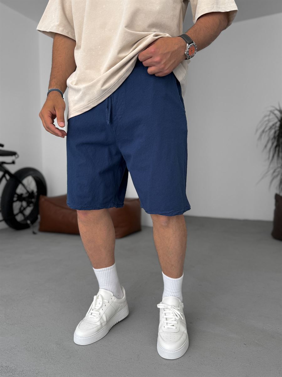 Basic Cotton Linen Shorts