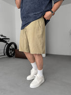 Basic Cotton Linen Shorts