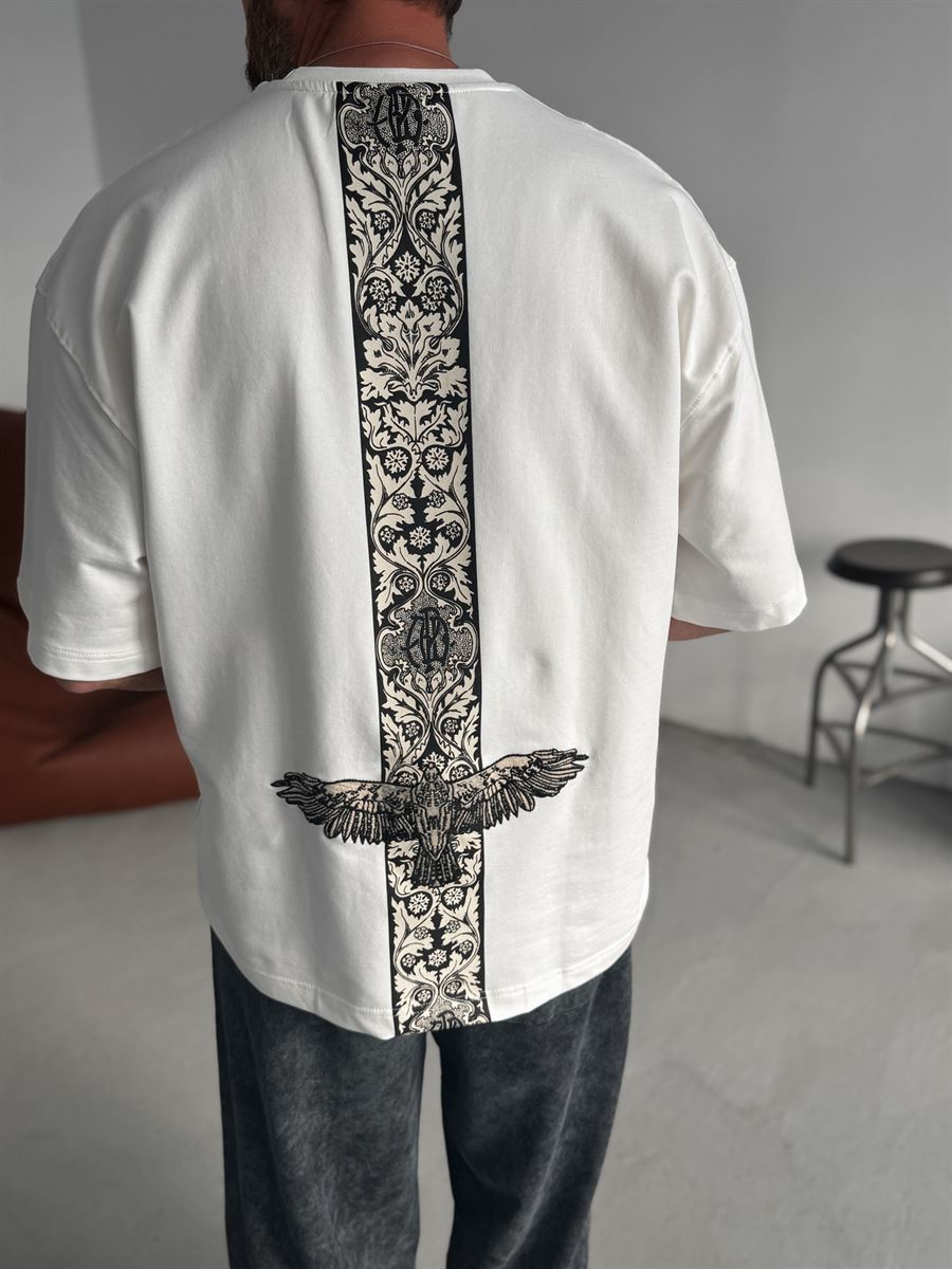 Fell Eagle Embroidered Oversize T-Shirt