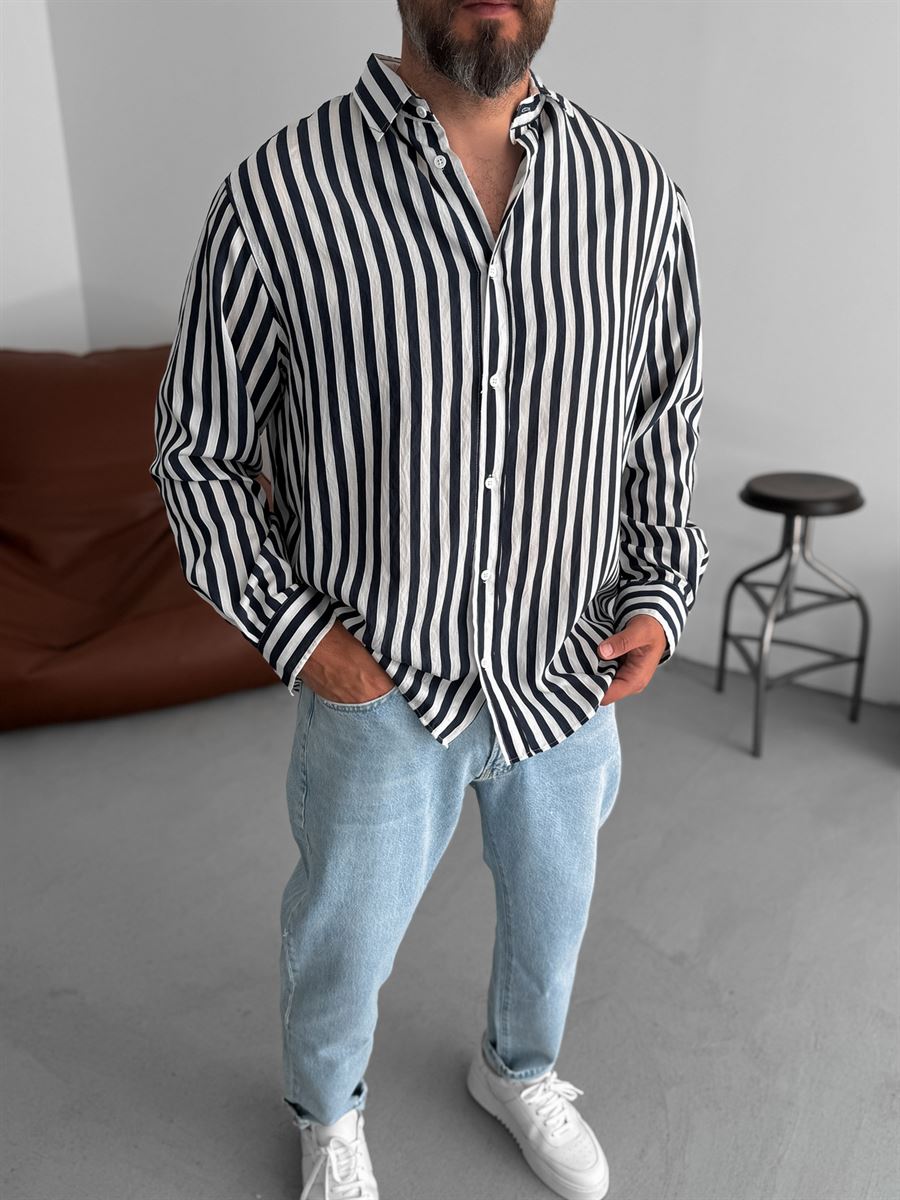 Striped Detailed Shirt