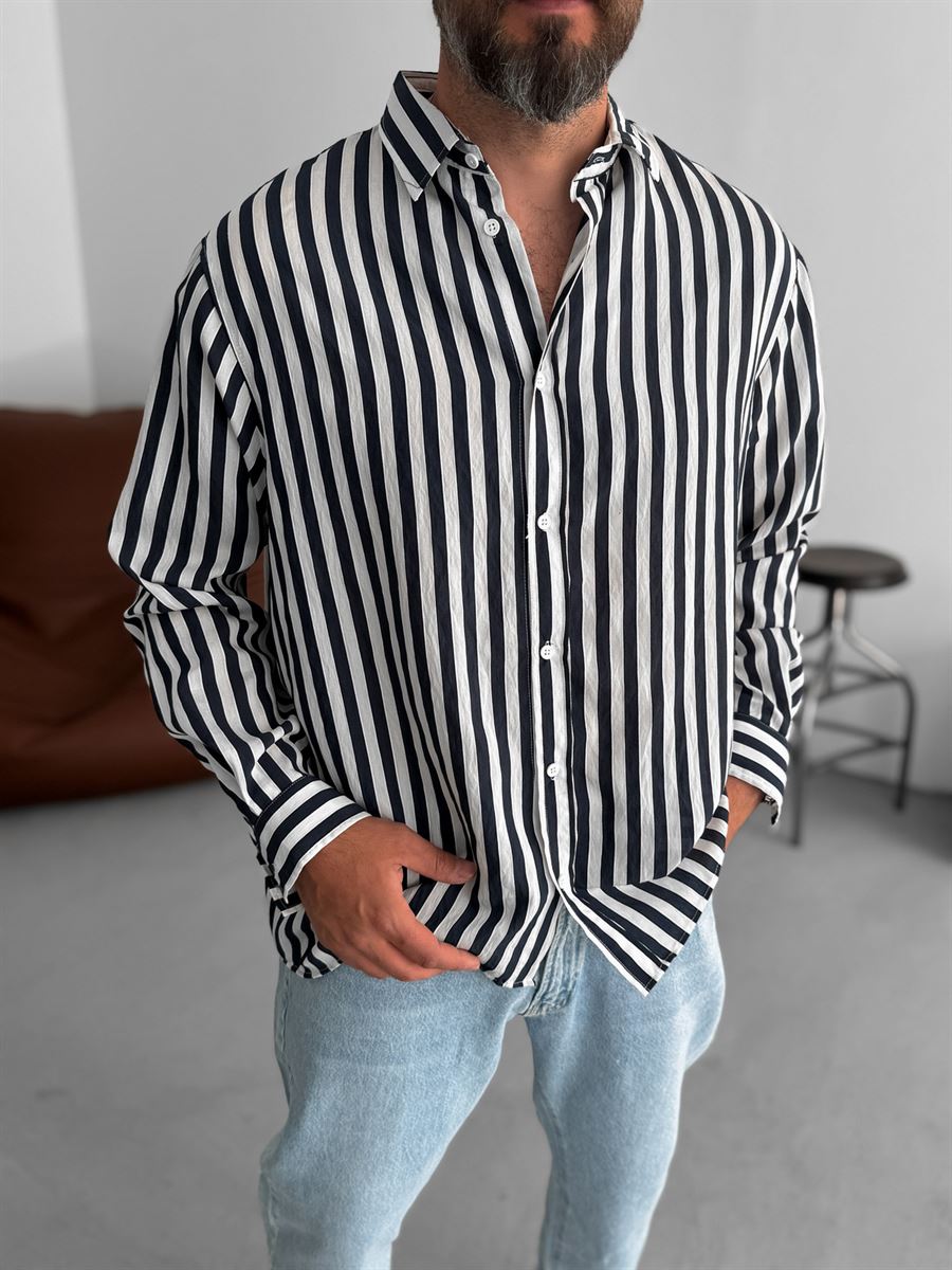 Striped Detailed Shirt