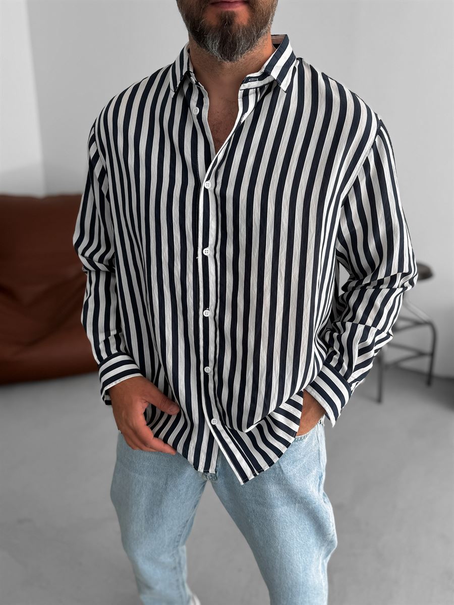 Striped Detailed Shirt