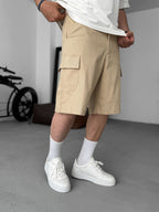 Lycra Gabardine Cargo Shorts