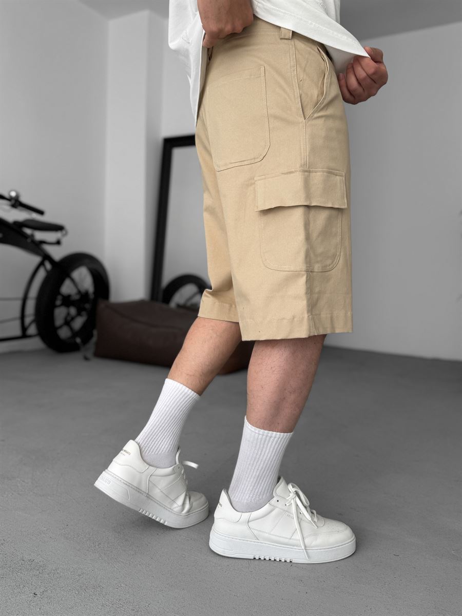 Lycra Gabardine Cargo Shorts