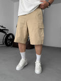 Lycra Gabardine Cargo Shorts