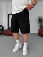 Lycra Gabardine Cargo Shorts