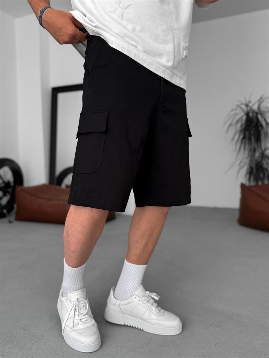 Lycra Gabardine Cargo Shorts