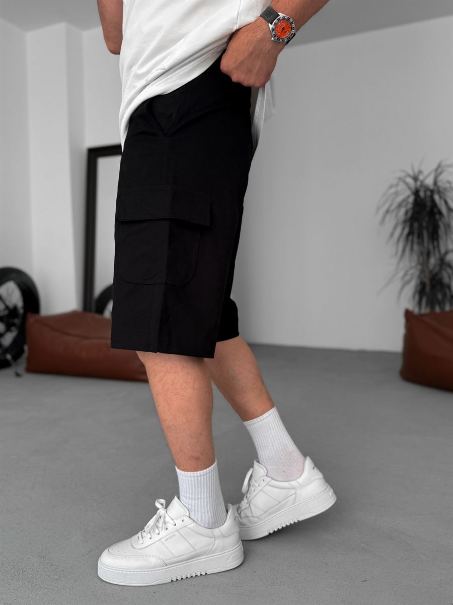 Lycra Gabardine Cargo Shorts