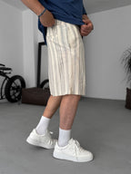 Striped Seersucker Shorts