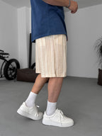 Striped Seersucker Shorts