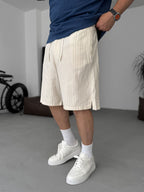 Thin Striped Shorts