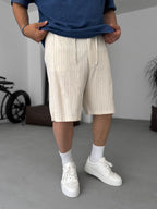 Thin Striped Shorts