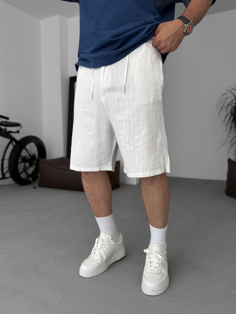 Basic Textured Shorts