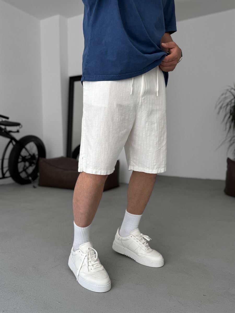 Basic Textured Shorts