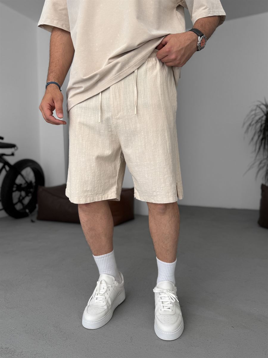 Basic Textured Shorts