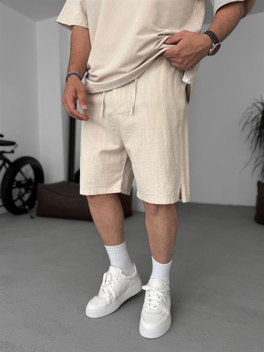 Basic Textured Shorts
