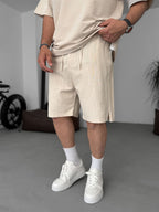 Basic Textured Shorts