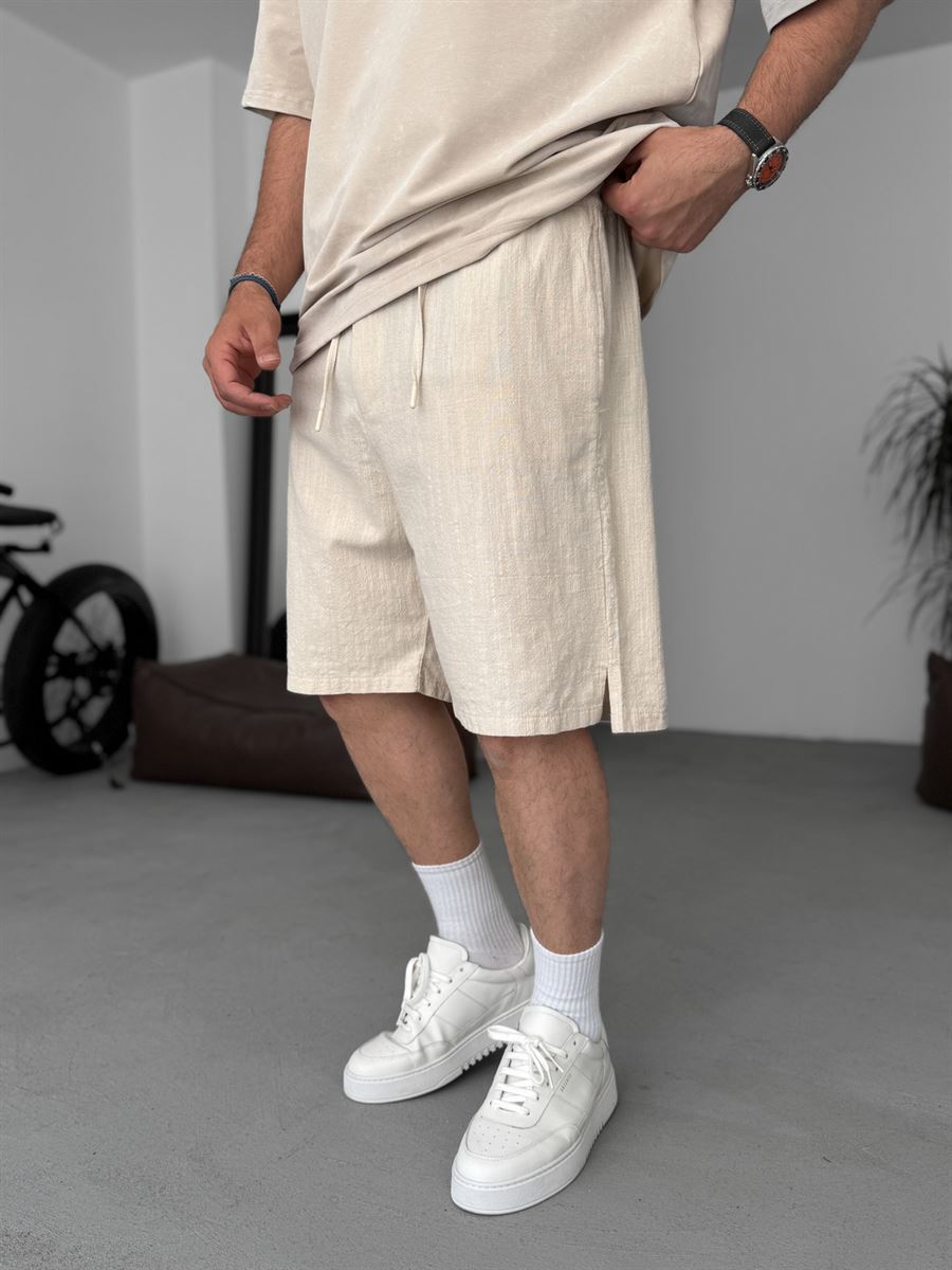 Basic Textured Shorts